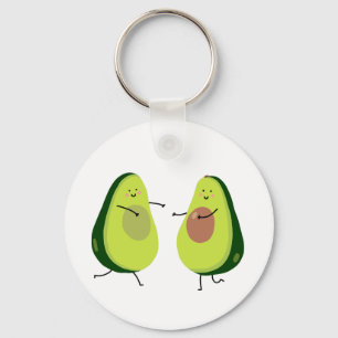 LATEN WE HET AVOCUDDLE, AVOCADO-ONTWERP VERMIJDEN SLEUTELHANGER