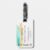 Laten we het bedekken! Bagage label (Achterkant verticaal)