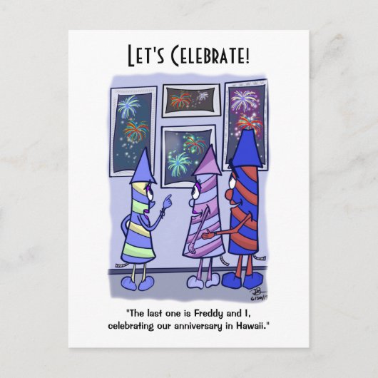 Laten we het Briefkaart van de Onafhankelijkheidsd (Voorkant)