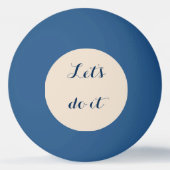 Laten we het doen. pingpongballen (Voorkant)