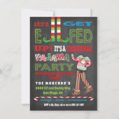 Laten we het Elf-feest Kerstmis Pyjama Feestje doe Kaart (Voorkant)