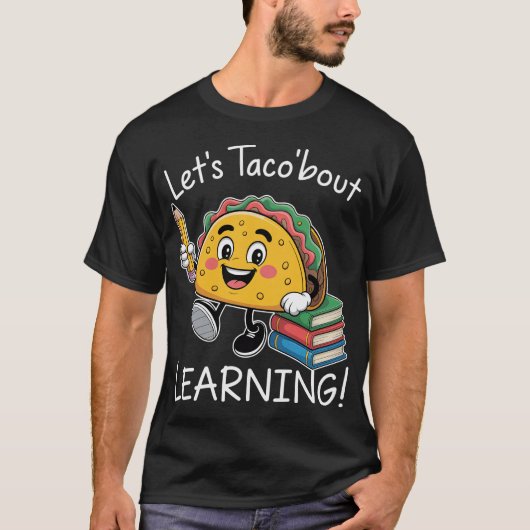 Laten we het hebben over leren terug naar school l t-shirt (Voorkant)