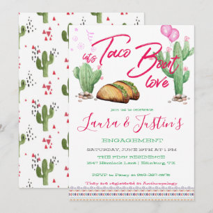 Laten we het hebben over Taco ‘Over Love Engagemen Kaart