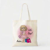 Laten we het meisje kopen! tote bag (Voorkant)
