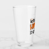 Laten we het omhoog houden glas (Rechts)