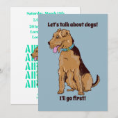 Laten we het over honden hebben kaart (Voorkant / Achterkant)