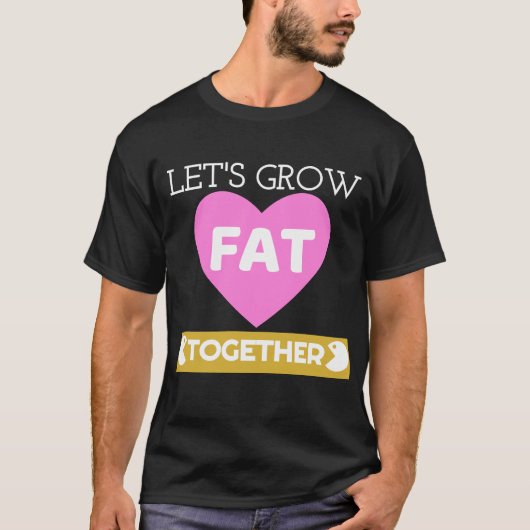 Laten we het Shirt van de Fat Together Couple kwek (Voorkant)