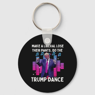 Laten we het Trump Dance doen - Pro Trump Family C Sleutelhanger