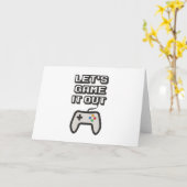 Laten we het uitspelen kaart (Gele Bloem)