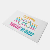 Laten we het uitspelen - Retrostijl Deurmat (Schuin)