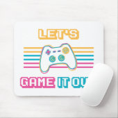 Laten we het uitspelen - Retrostijl Muismat (Met muis)
