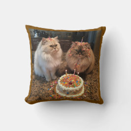 Laten we het vieren! Leuke verjaardagskat Sierkuss Kussen