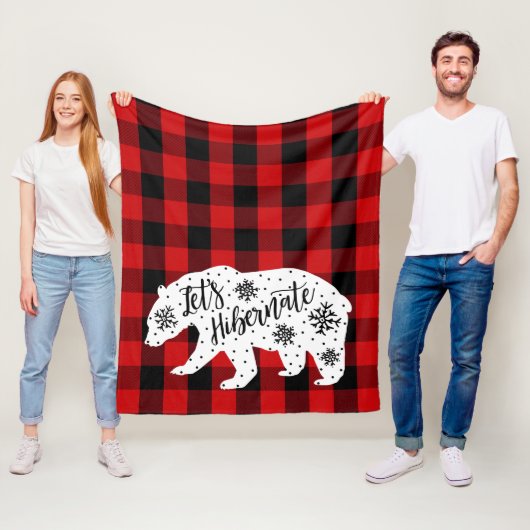 Laten we Hibernate | Roodgieters Fleece Deken (In situ)