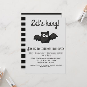 LATEN WE HONGE HALLOWEEN PARTIJ LATEN HALLOWEN KAART