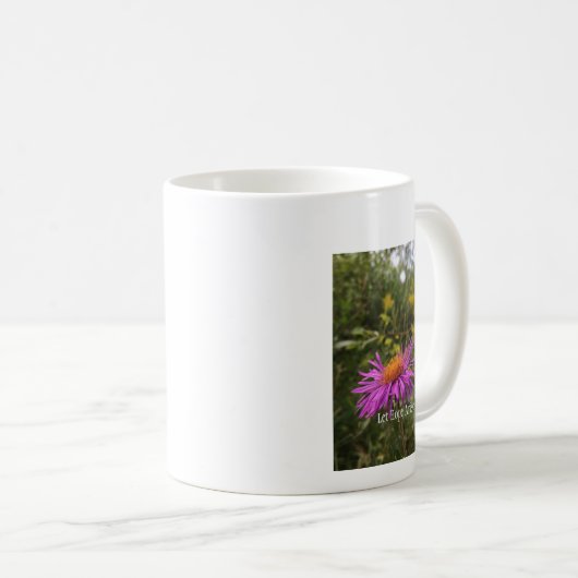 Laten we hopen dat er Paarse goudbloem ontstaat Koffiemok (Voorkant rechts)