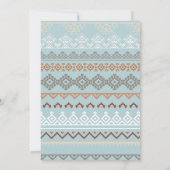 Laten we Hygge Cozy Winter Kerstparty Kaart (Achterkant)