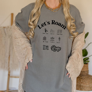 Laten we in Rome reizen T-shirt
