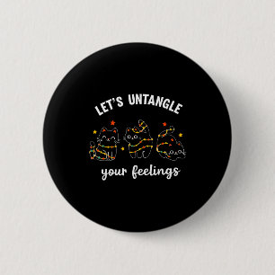 Laten we je gevoelens ontwarren Schoolbegeleider C Ronde Button 5,7 Cm