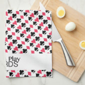 Laten we Kaarten keukenhanddoek afspelen (Quarter Fold)