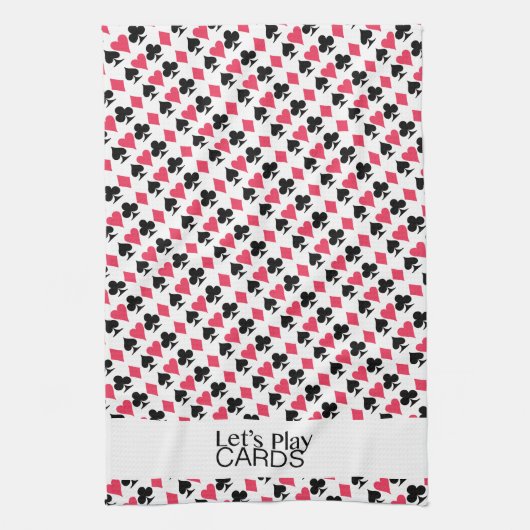 Laten we Kaarten keukenhanddoek afspelen (Verticaal)