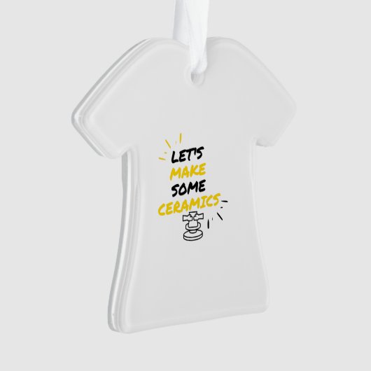 Laten we keramiek maken ornament (voorkant)
