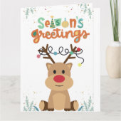 Laten we kerst Kaart eten (Voorkant)