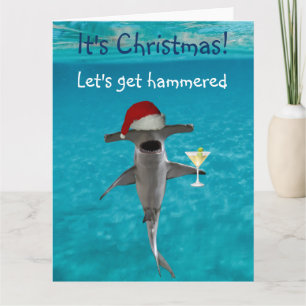 Laten we Kersthaai Hammeren Kaart