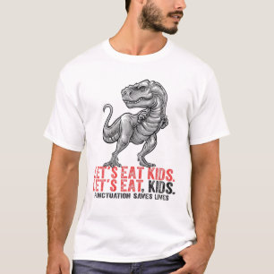 Laten we Kinder beknotting eten en levens redden T-shirt