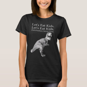 Laten we Kinder beknotting eten en levens redden T-shirt