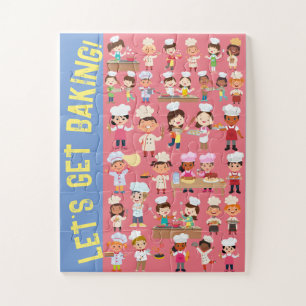 Laten we Kinderen bakken Legpuzzel