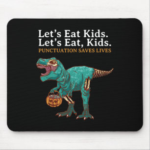 Laten we Kinderen Dinosaurus Zombie Trick Treat Di Muismat