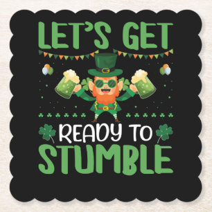 Laten we klaar zijn om te stompen kartonnen onderzetters