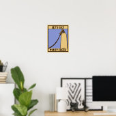 Laten we kleine verse retro adverteren krijgen poster (Thuiskantoor)