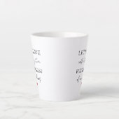 Laten we koffie samen Valentijnsdag hebben Latte Mok (Voorkant)