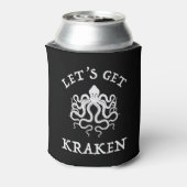 Laten we Kraken halen Blikjeskoeler (Blikje Achterkant)