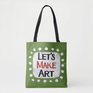 Laten we kunst Canvas tas maken