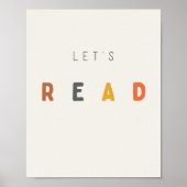 Laten we lezen. Poster en Prints (Voorkant)