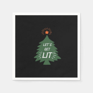 Laten we Lit Essential Creative Casual krijgen Servet