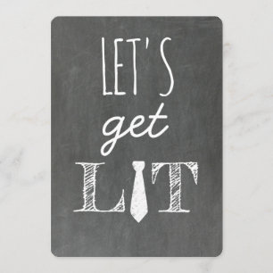 Laten we Lit Funny Groomsman halen Kaart