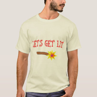 Laten we Lit halen T-shirt