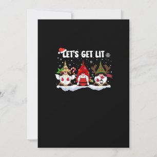 Laten we lol hebben met grappige kerstlichten Kers Feestdagenkaart