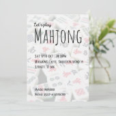 Laten we Mahjong spelen Kaart (Staand voorkant)