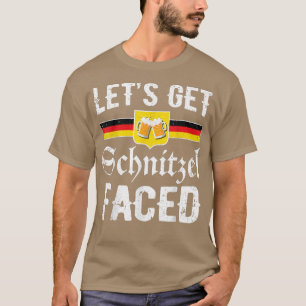 Laten we Mannen met een Schnitzel-gezicht Vintage  T-shirt