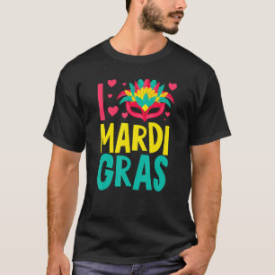 Laten we Mardi Gras Y'all Celebrating Party L Love T-shirt