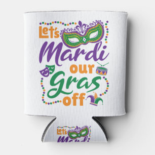 Laten we Mardi onze gras afzetten van grappige Mar Blikjeskoeler
