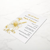 Laten we Maui's bruiloft Folie uitnodigen Folie Uitnodiging (Gedraaid)