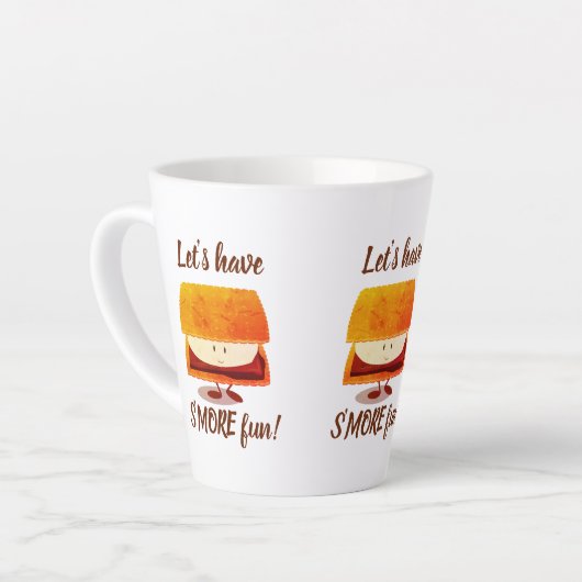 Laten we meer vlinderende Cartoon hebben Latte Mok (Linkerhoek)