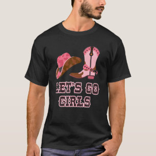 Laten we meisjes Western Land Cowgirl Boot T-shirt