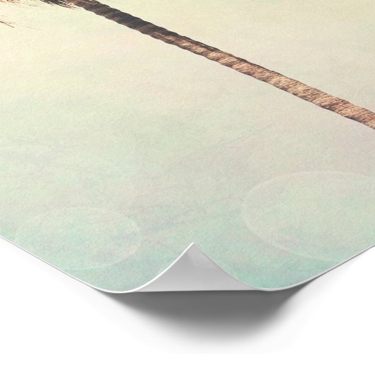 Laten we Mermaids zijn met ananas Poster (Hoek)