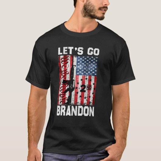 Laten we met Brandon gaan Brandon Camouflage Ameri T-shirt (Voorkant)